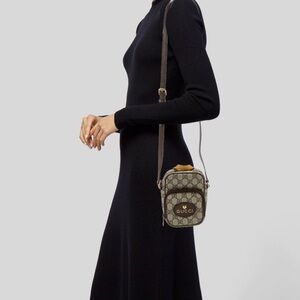 Gucci Brown Monogram Crossbody Bag